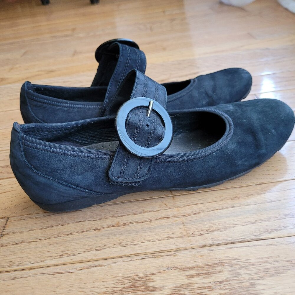 Gabor Mary Jane Ballet Flat Black Size 6